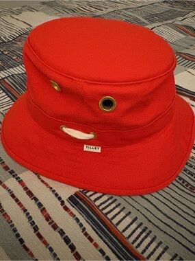 Tilley T1 Red Bucket Hat